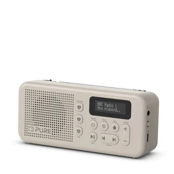 PURE Elan Move-Portable DAB+ & FM radio with Bluetooth, Sand