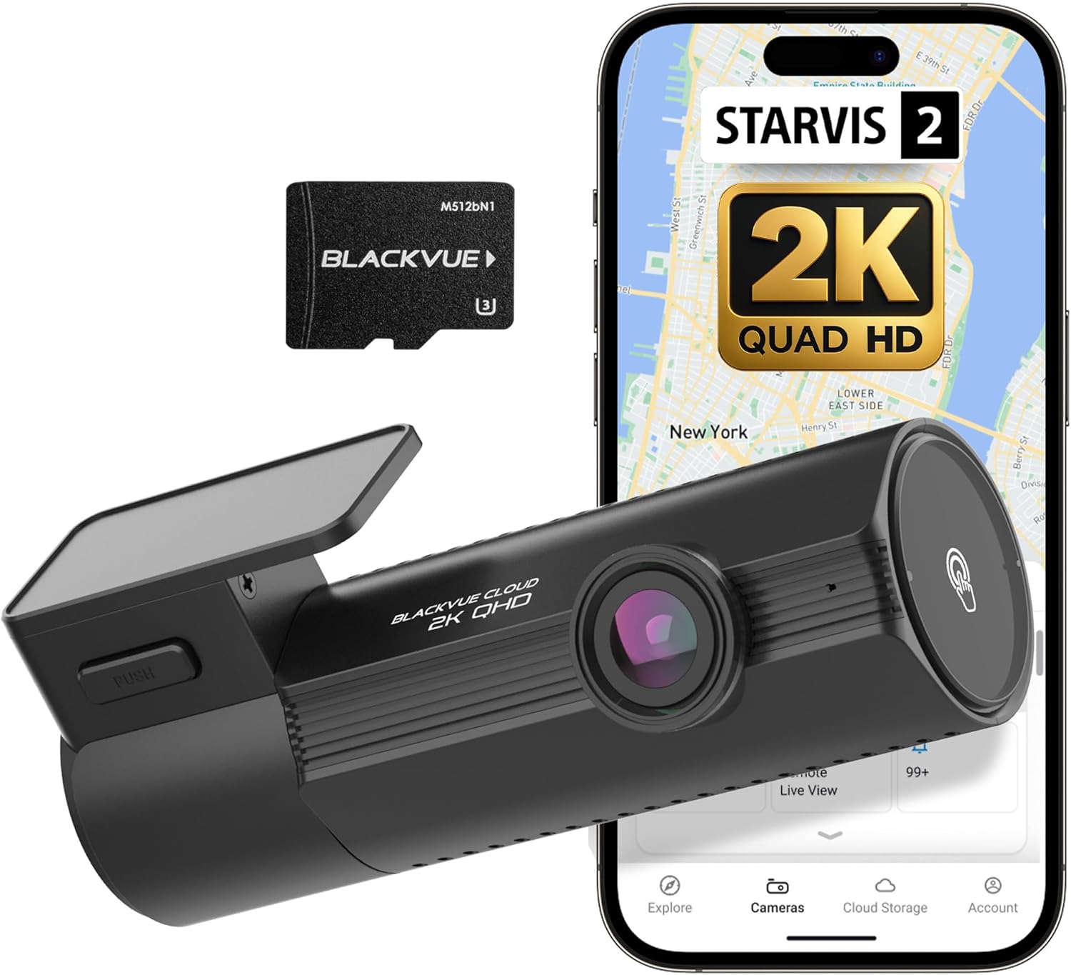 Blackvue ELITE 10 -1CH 64GB Driver Recording Dashcam Camera