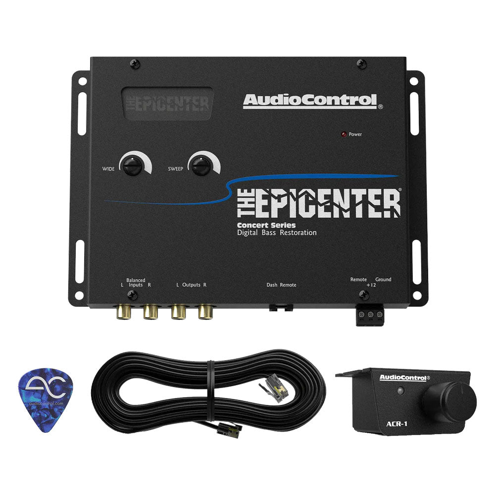 AudioControl The Epicenter Black 4-Channel Concert Series Parametric Bass Control