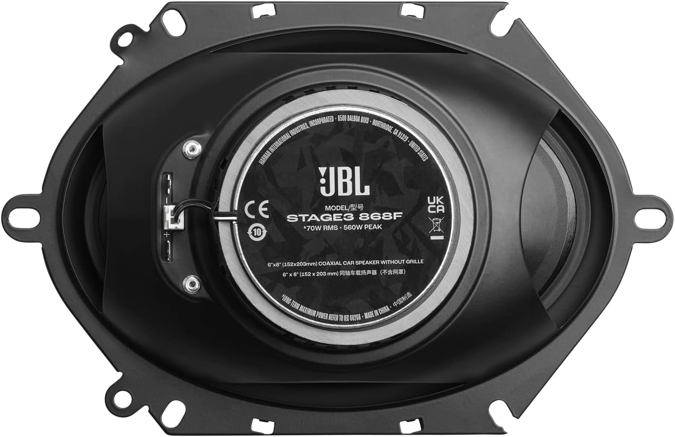 JBL Stage3 GEN2 868F - 6"x8" 2-Way 560W Coaxial Speakers