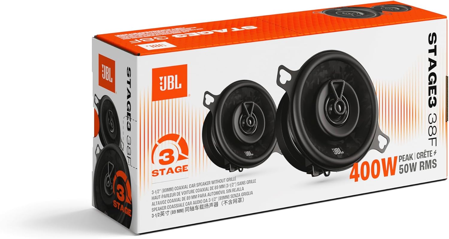 JBL STAGE3 GEN2 38F – 3.5" (89mm) 400W 2-Way coaxial speakers