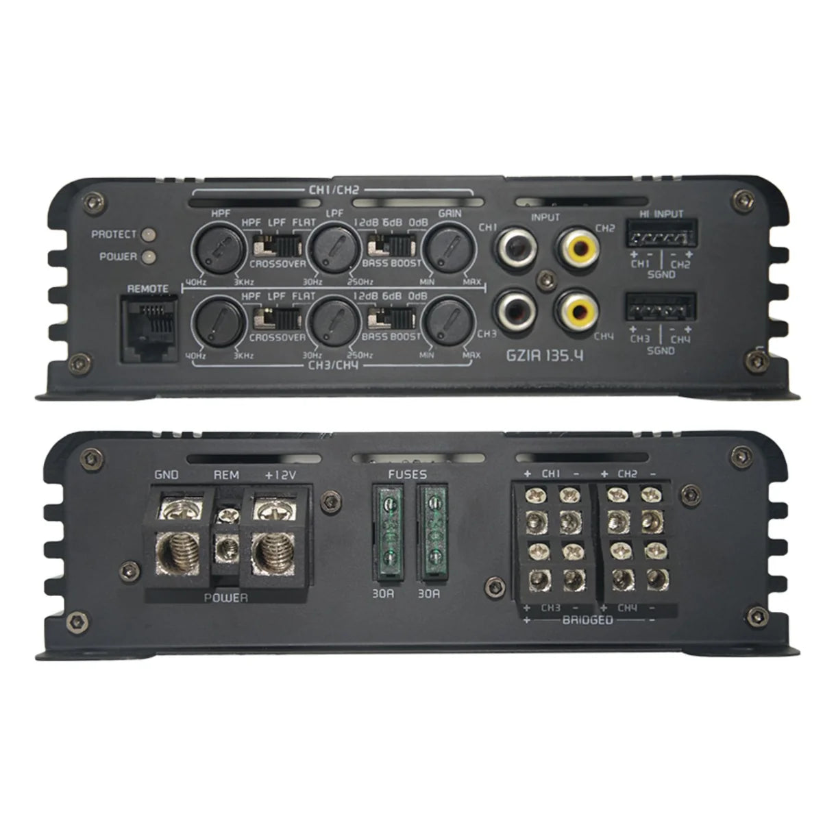 Ground Zero GZIA 135.4 4 Channel Class AB Amplifier 560w