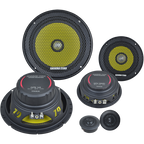 Ground Zero GZTC165.3X-ACT 200W RMS 6.5" 3 Way Component Car Speakers