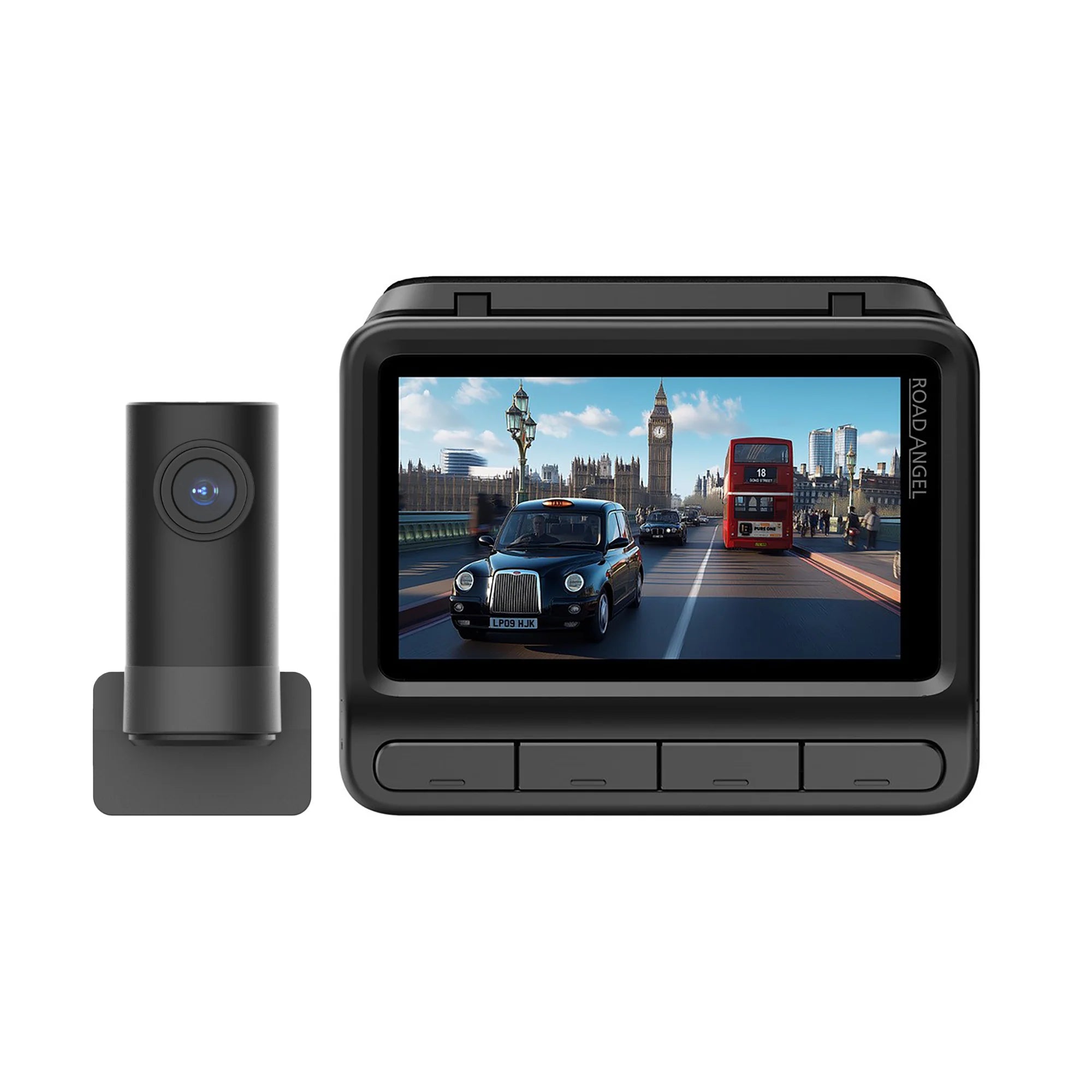 Road Angel Halo Elite 4K (2160p) & 1K (1080p) Dual Dash Cam With Sony Starvis 2