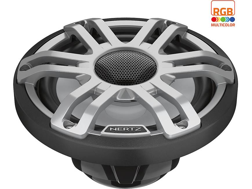 Hertz Marine HEX 6.5 S-LD-G 6.5 Inch 2 Way RGB LED Coaxial Speakers 50w RMS