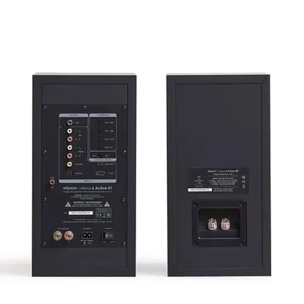 Elipson HORUS6BT/BC 6B Active BT Bookshelf Speakers - Black
