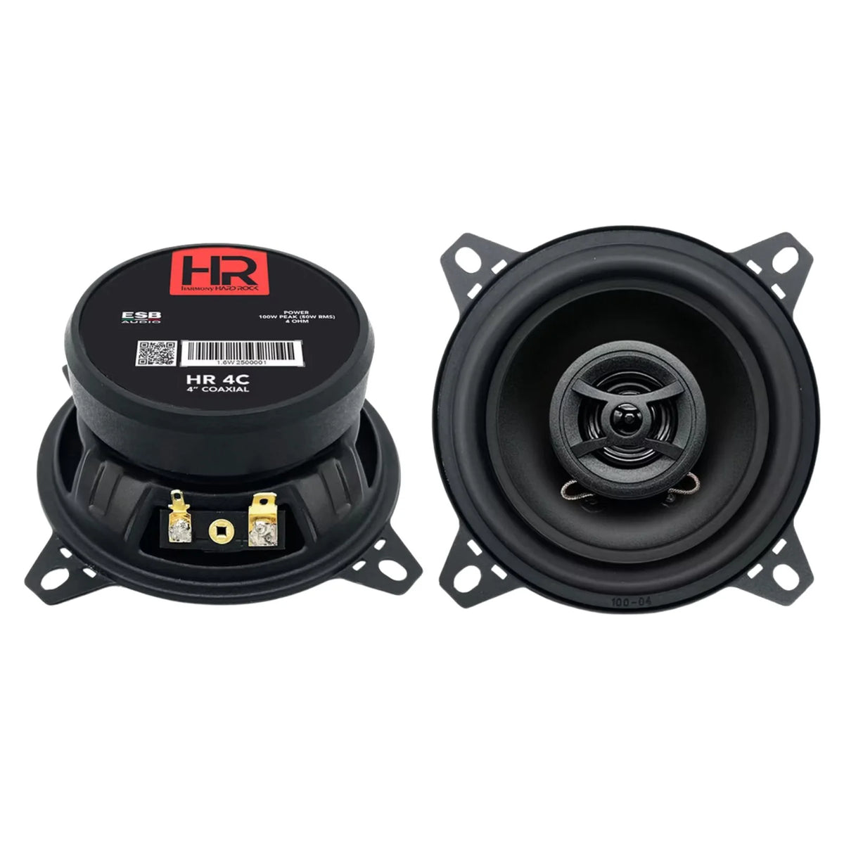 ESB HR 4C 4 Inch 2 Way Coaxial Car Speakers 45w RMS Pair