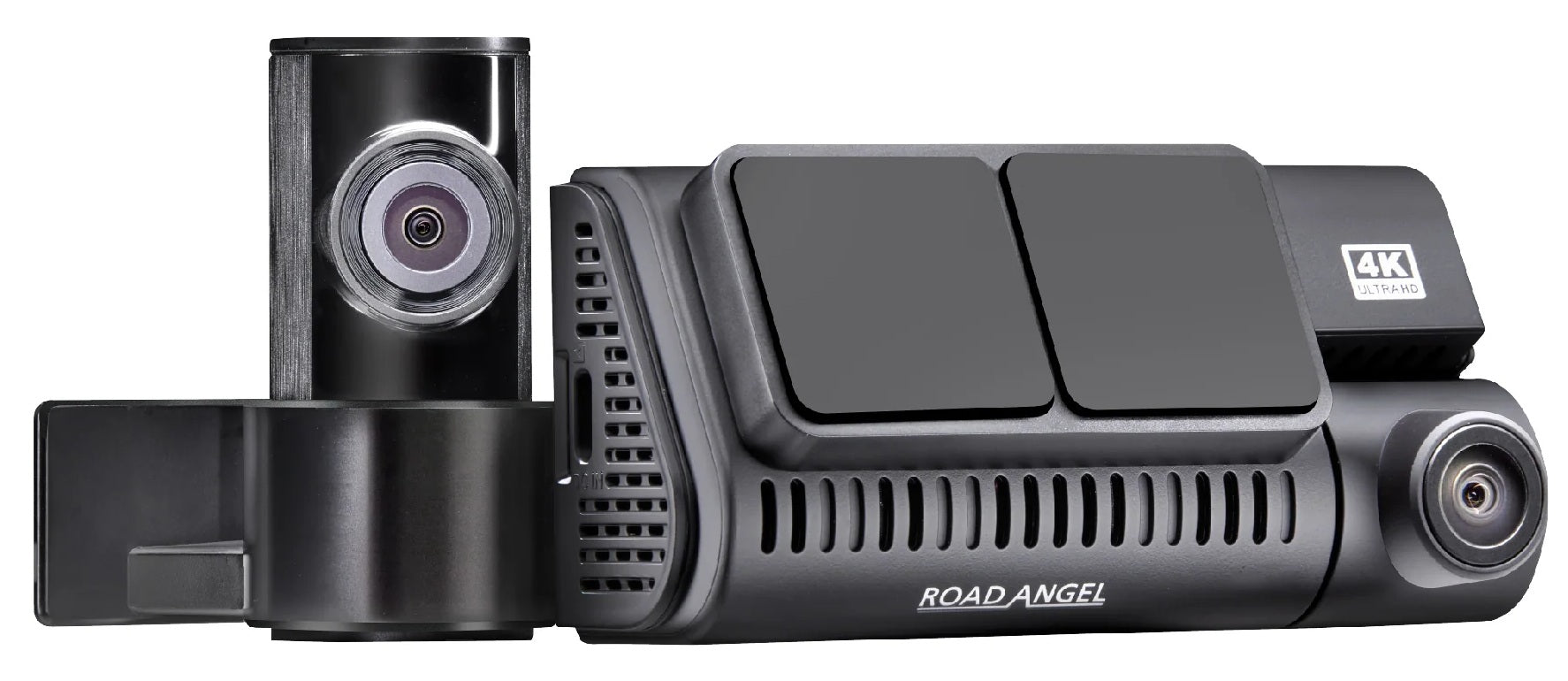 Road Angel Halo Ultima 4K Dual Dash Cam with Parking Mode & Quick Release mounting