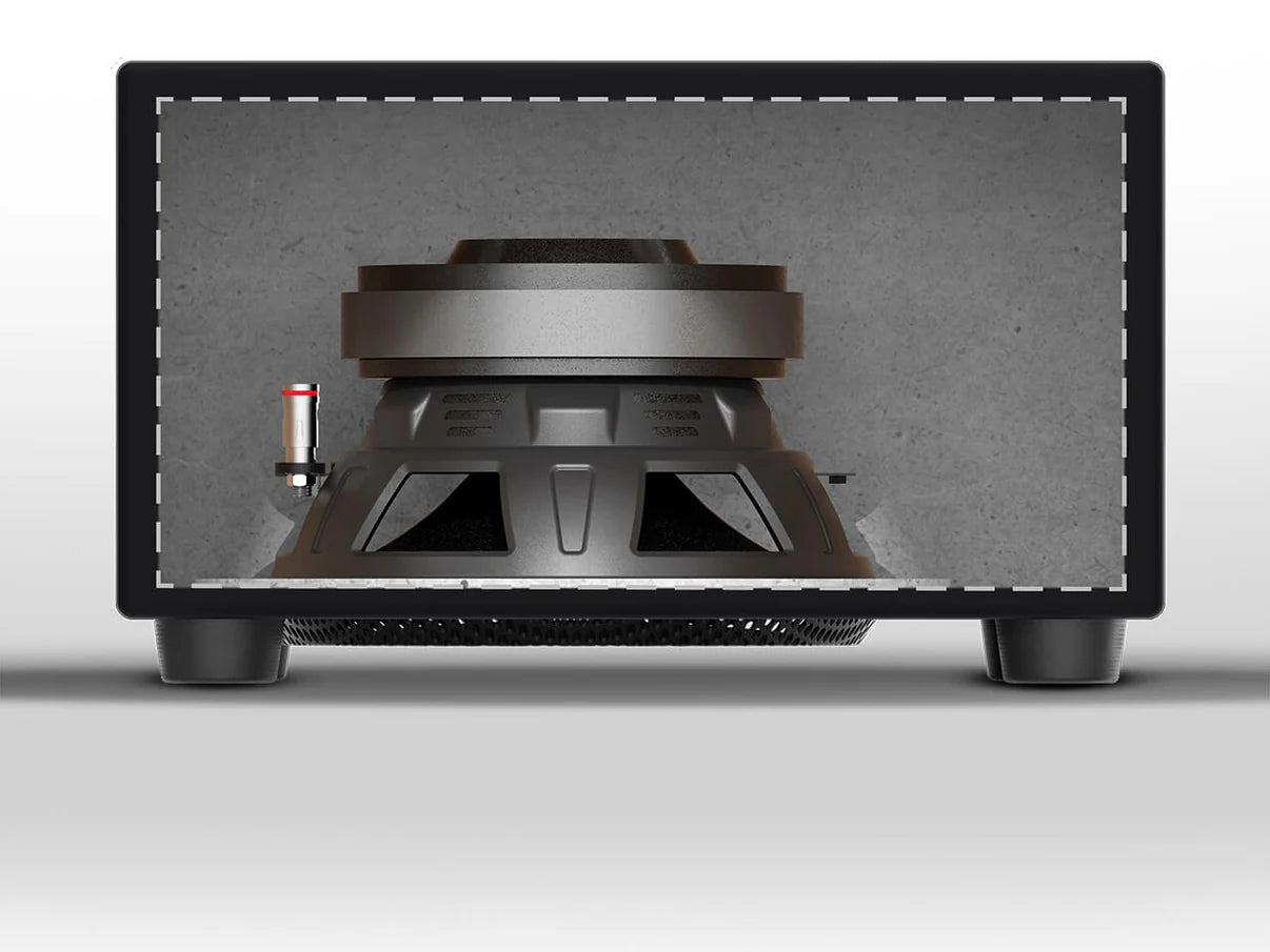 Helix IK E8.1-SVC2 Sub 8 Inch Downfire Compact Subwoofer Enclosure 300w RMS