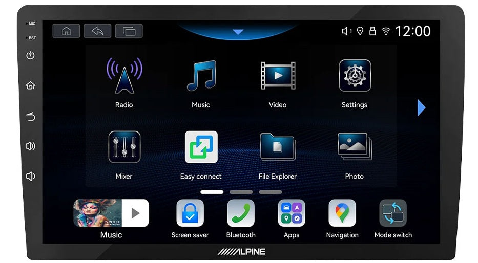 Alpine INE-AW409S 9" Intelligent Vehicle Display Bluetooth 5.0, MP3, Dual USB, Wifi Multimedia Headunit
