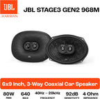 JBL Stage3 GEN2 968M - 6"x9" 3-Way 640W Coaxial Speakers