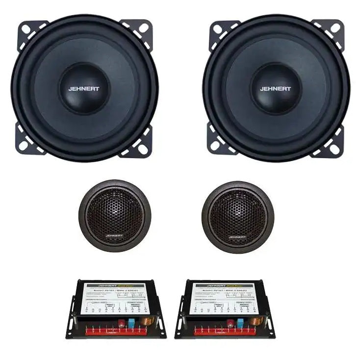 Jehnert XEC 10100.2 4 inch 10mm 2-Way 60W RMS Component Speakers System with midrange driver