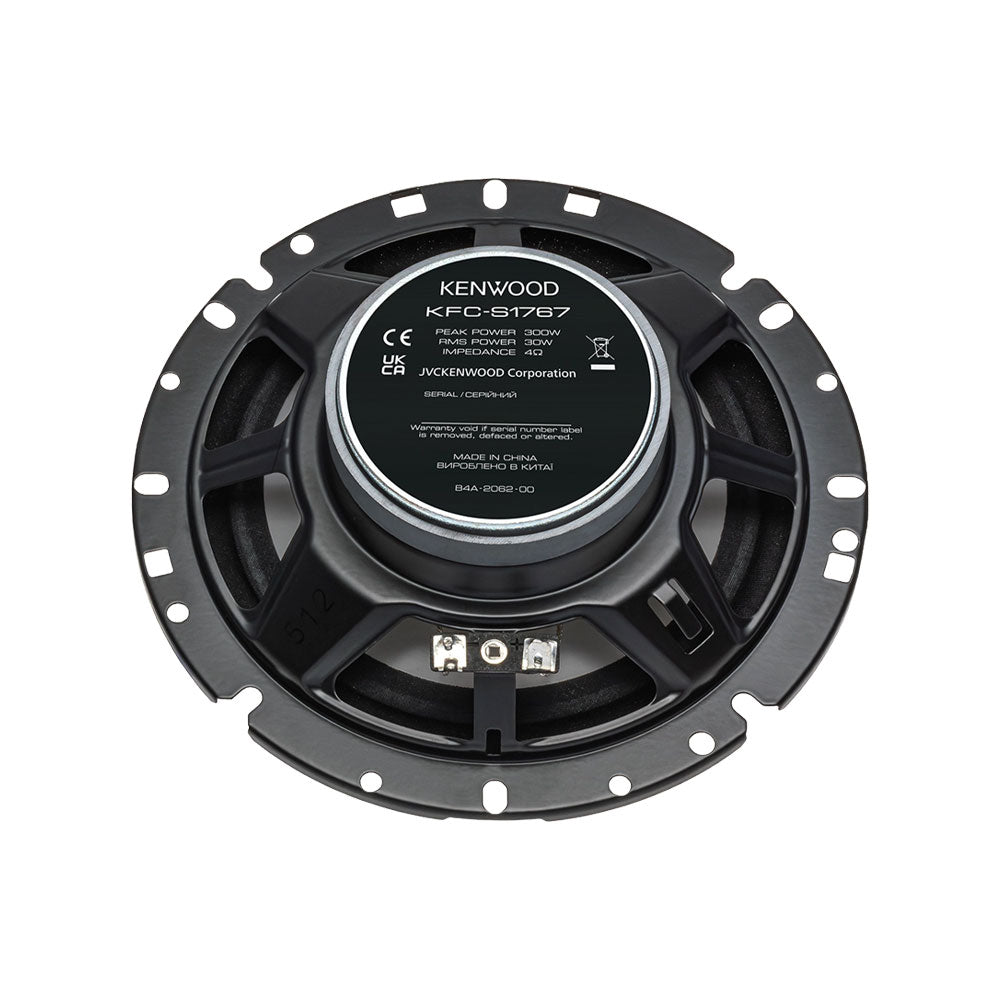 VW Golf MK6 + MK7 Kenwood KFC-S1767 Front and Rear Door Speaker Upgrade Kit with Wiring Adaptors