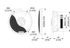 Kenwood KFC-X134 X-Series 13 cm 130MM 160 Watts 2 Way Coaxial Car Speakers