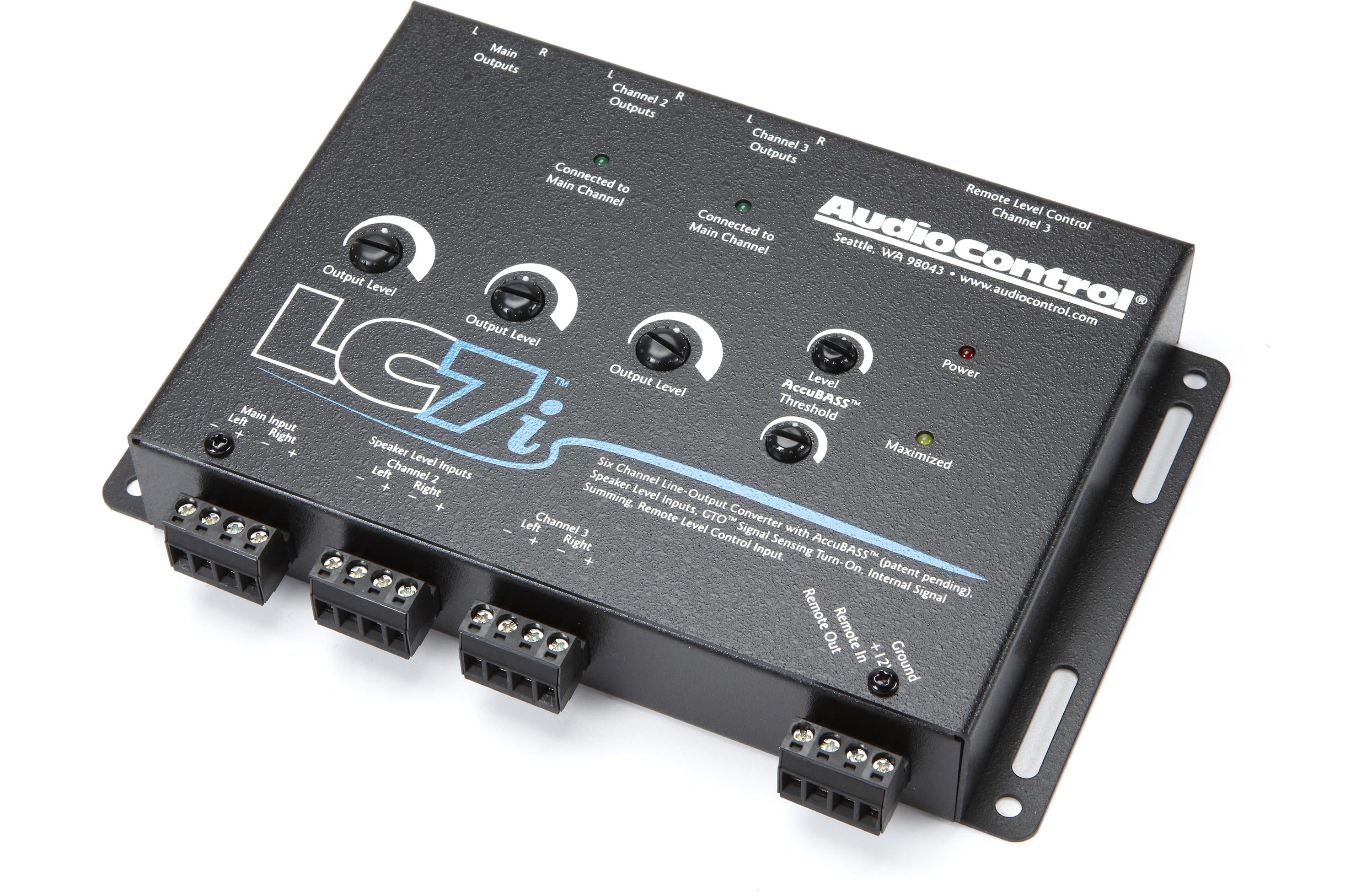 AudioControl LC7i 6 Channel Line Out Converter with Accubass & Subwoofer Control