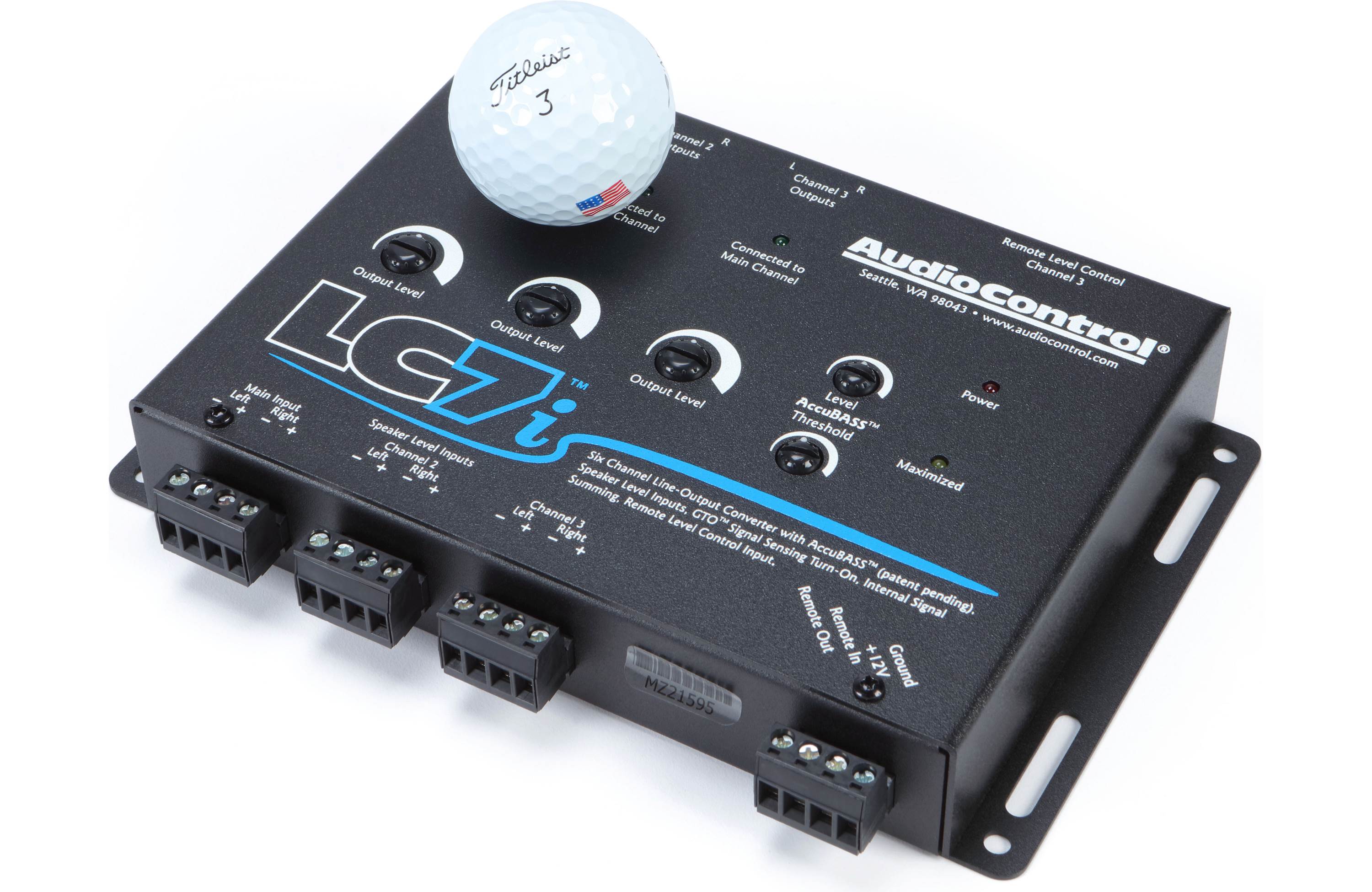 AudioControl LC7i 6 Channel Line Out Converter with Accubass & Subwoofer Control