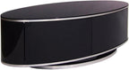 MDA Designs Luna Black High Gloss Walnut Oval TV Cabinet