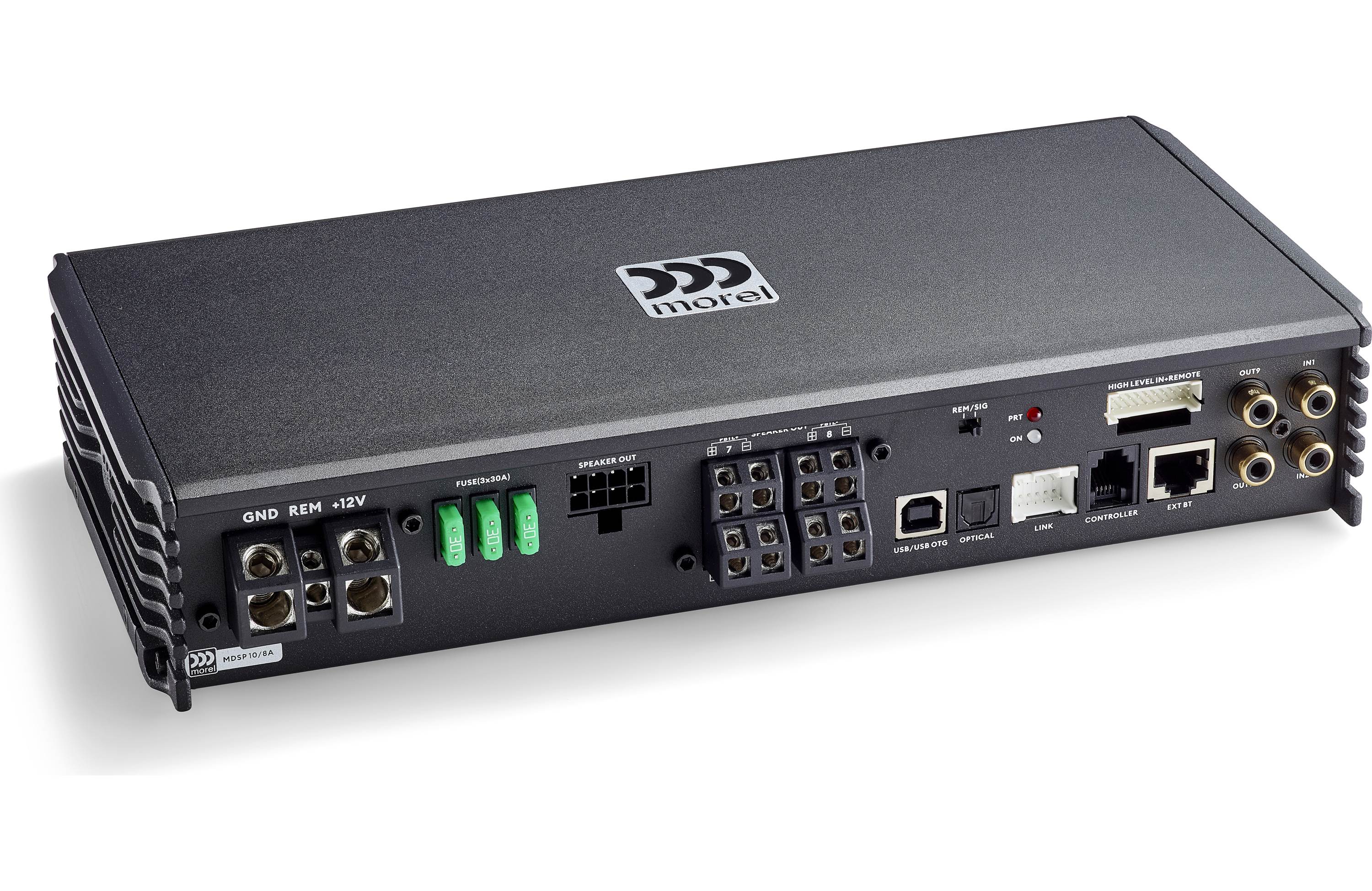 Morel MDSP10/8A MDSP Series 8-channel Car Amplifier with Digital Signal Processing