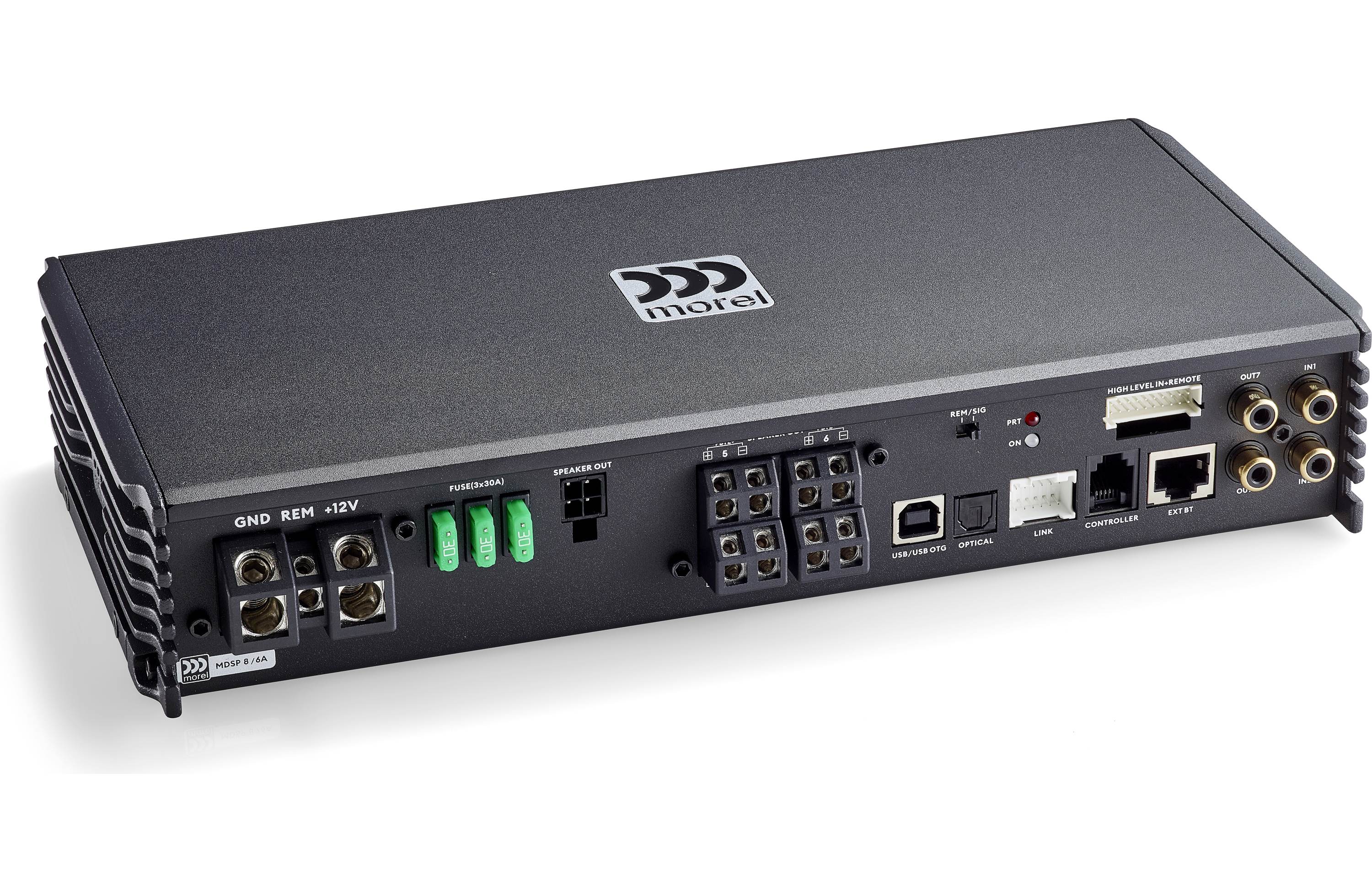 Morel MDSP8/6A MDSP Series 6-channel Car Amplifier with Digital Signal Processing