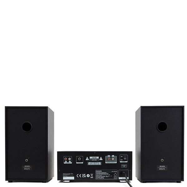 AIWA MSBTU-500 Powerful 50W RMS Mini System with Speakers Black