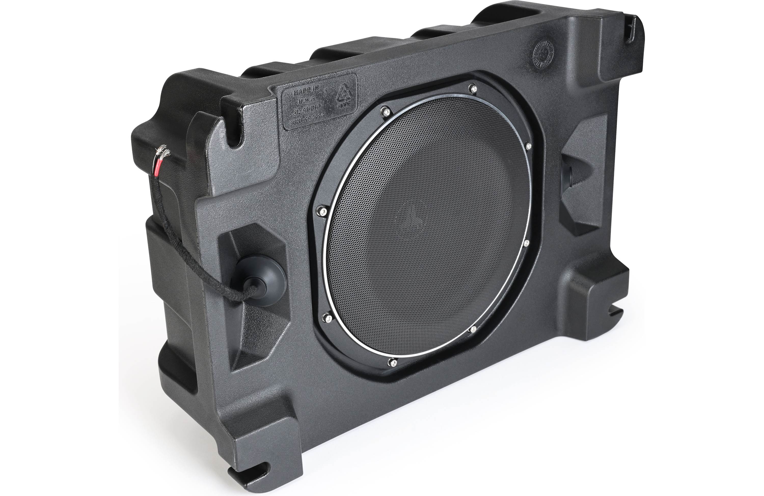 JL Audio PES110-TW1-2 StowAway™ sealed downward-firing enclosure shallow-mount subwoofer