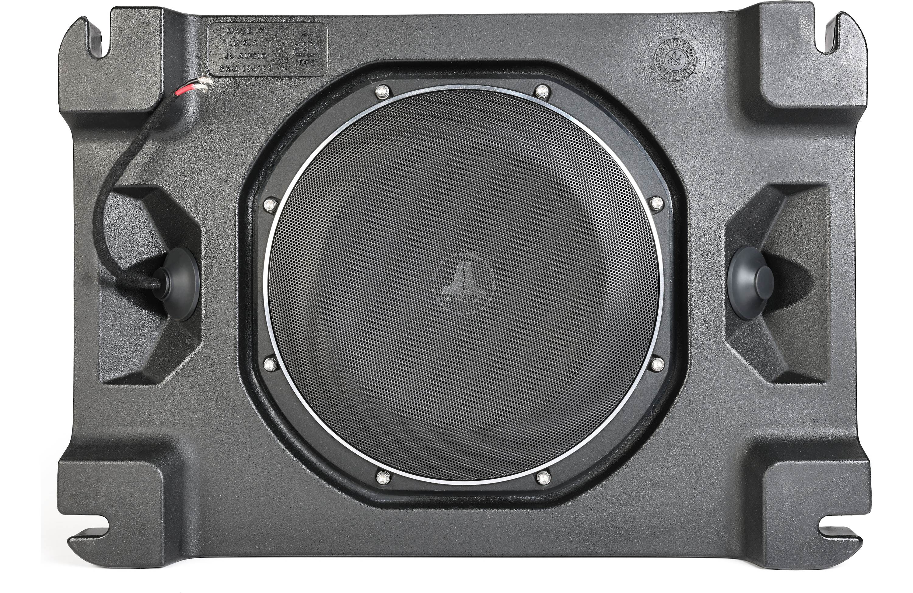JL Audio PES110-TW1-2 StowAway™ sealed downward-firing enclosure shallow-mount subwoofer