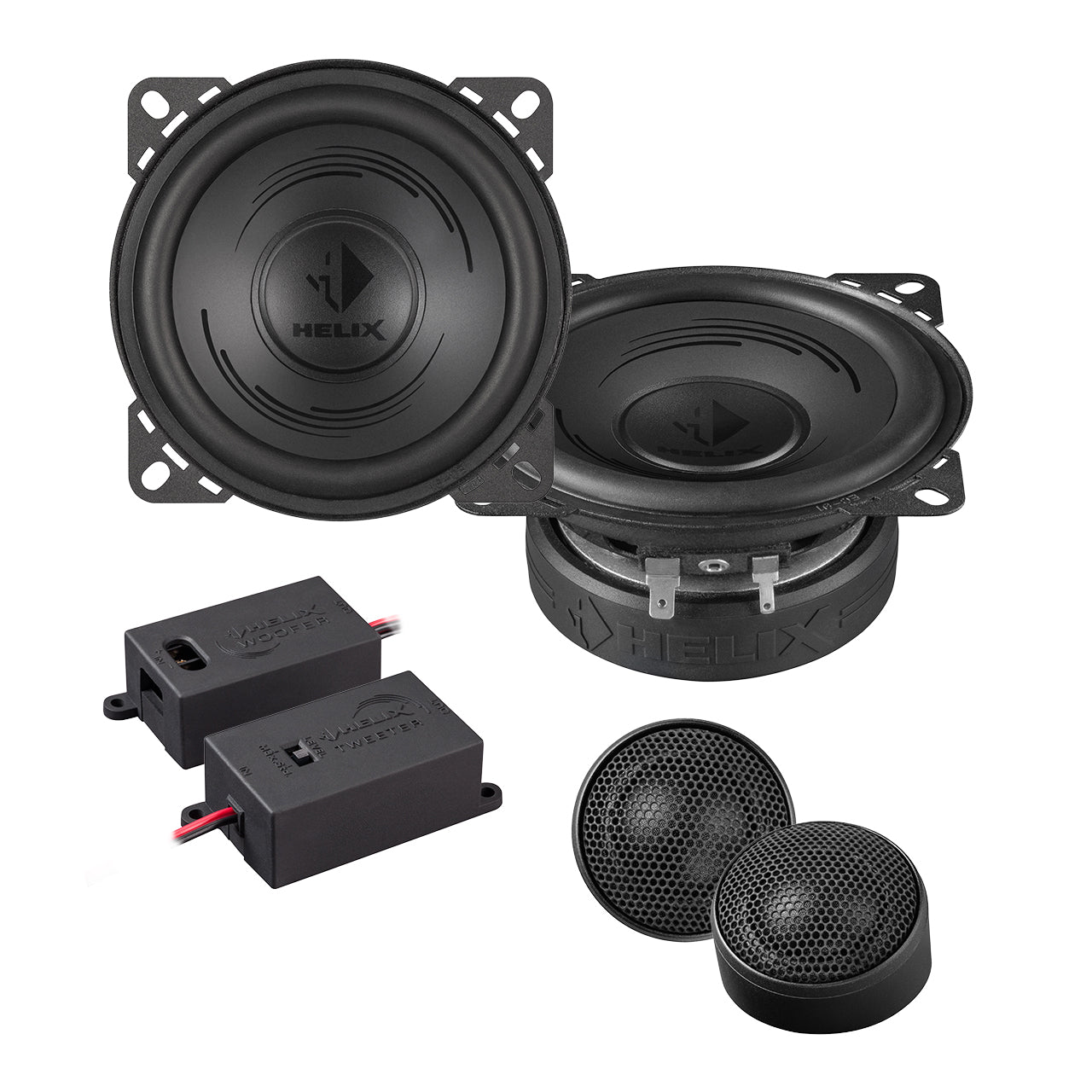 Helix Pure PF K100.2 4 inch 2-Way Component Speakers F-Series 40w RMS
