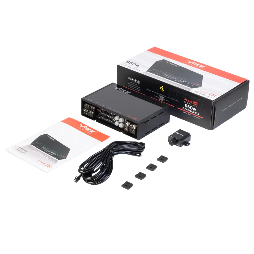 Vibe POWERBOX 80.4M-V5  4 Channel Class D Amplifier 960W