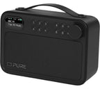 PURE 255784 - Bloom Portable DAB+/FM Radio with Bluetooth 5.4 Black