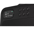 PURE 255784 - Bloom Portable DAB+/FM Radio with Bluetooth 5.4 Black