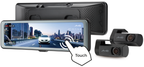 Mio MiVue R860WD Front and Rear Touch Mirror GPS, Wi-Fi, Dash Cam