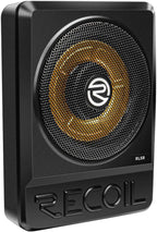 RECOIL SRLS8 8″ Ultra-Thin Powered Under-seat Car Subwoofer with Built-in Amplifier