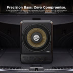 RECOIL SRLS8 8″ Ultra-Thin Powered Under-seat Car Subwoofer with Built-in Amplifier