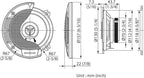 Kenwood KFC-S1366 Stage Sound Series 5.25" 13cm 2 Way Coaxial Car Speakers 260W
