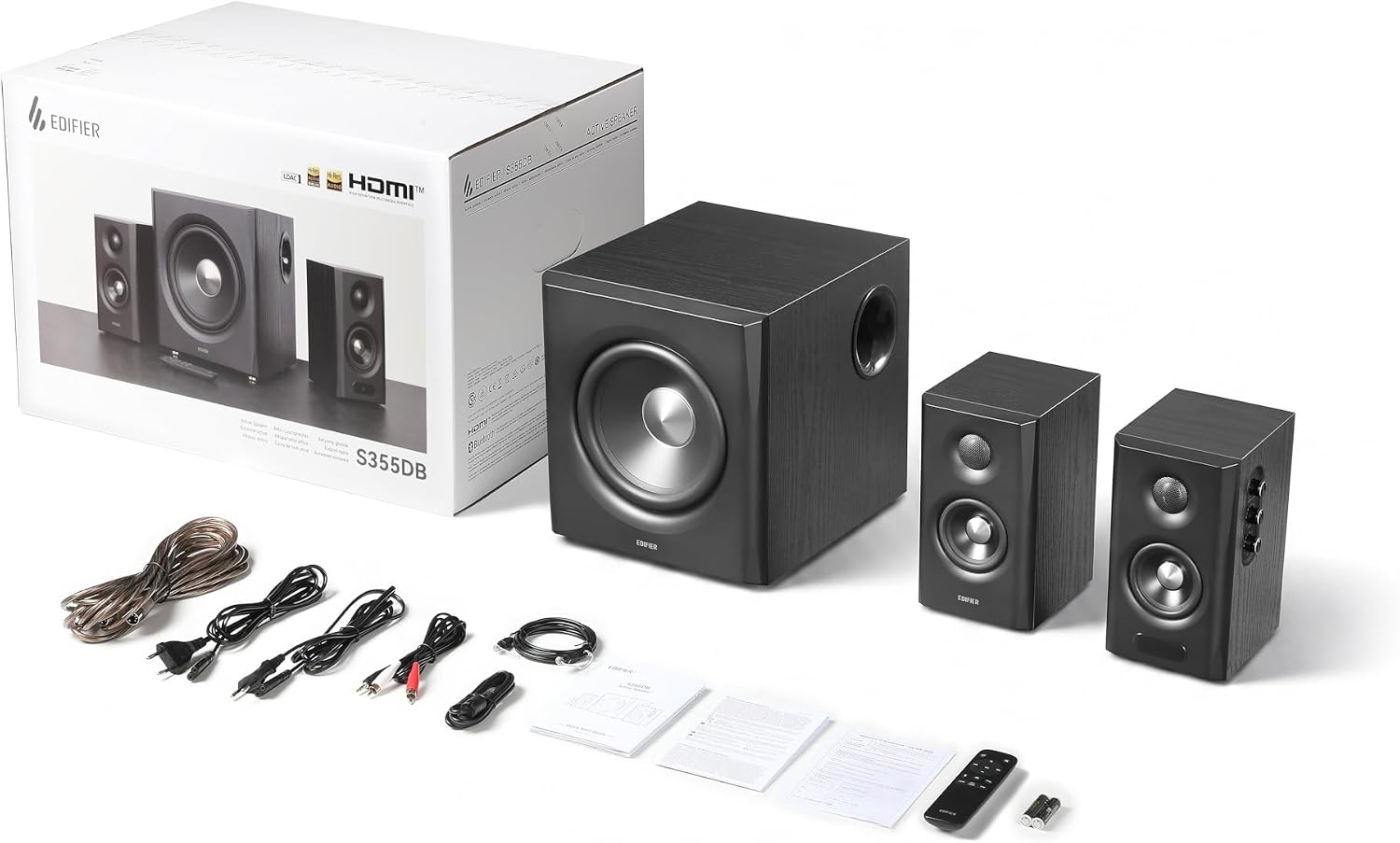 EDIFIER S355DB 2.1 Active Bluetooth Speaker Black