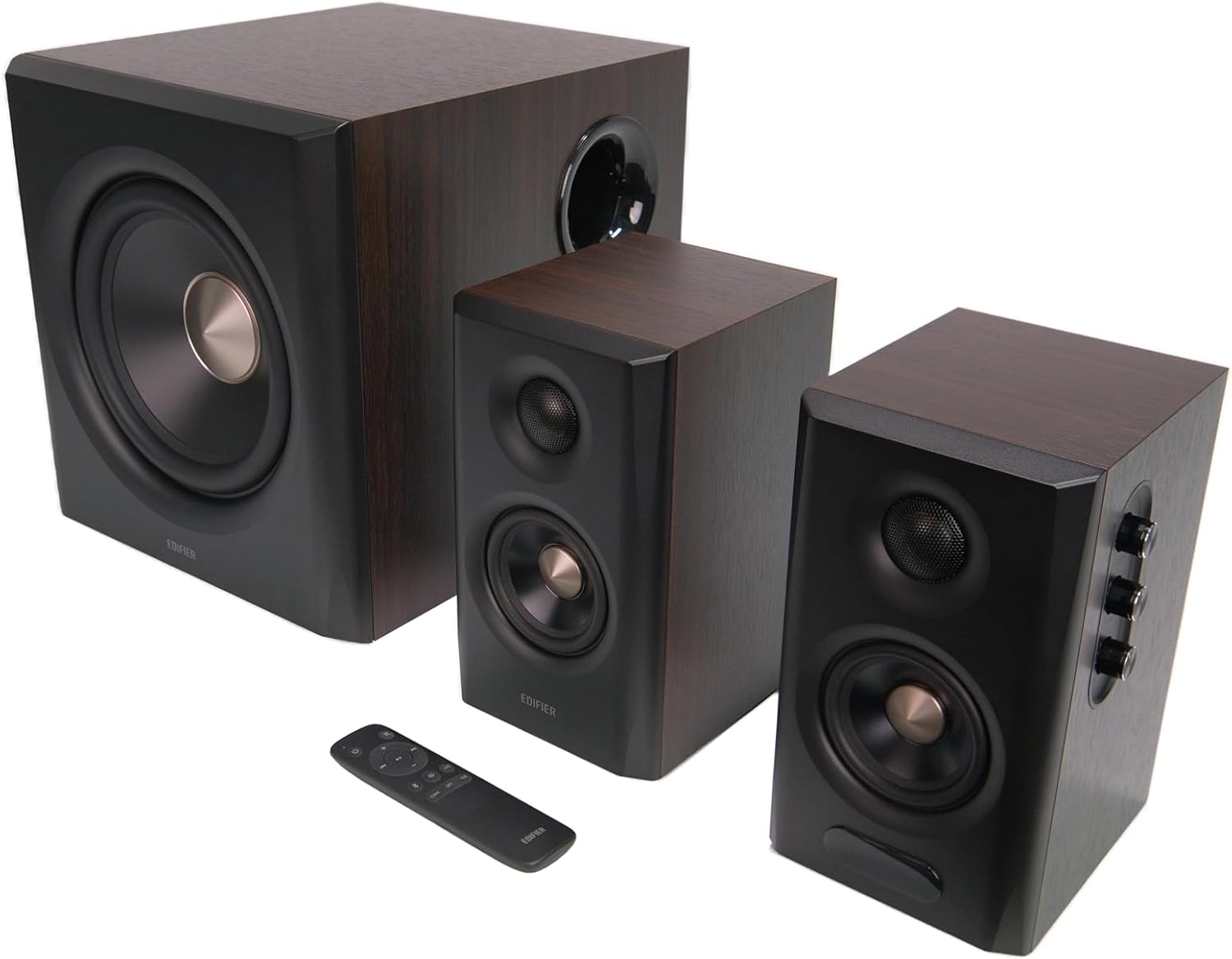 EDIFIER S355DB 2.1 Active Bluetooth Speaker Black Walnut
