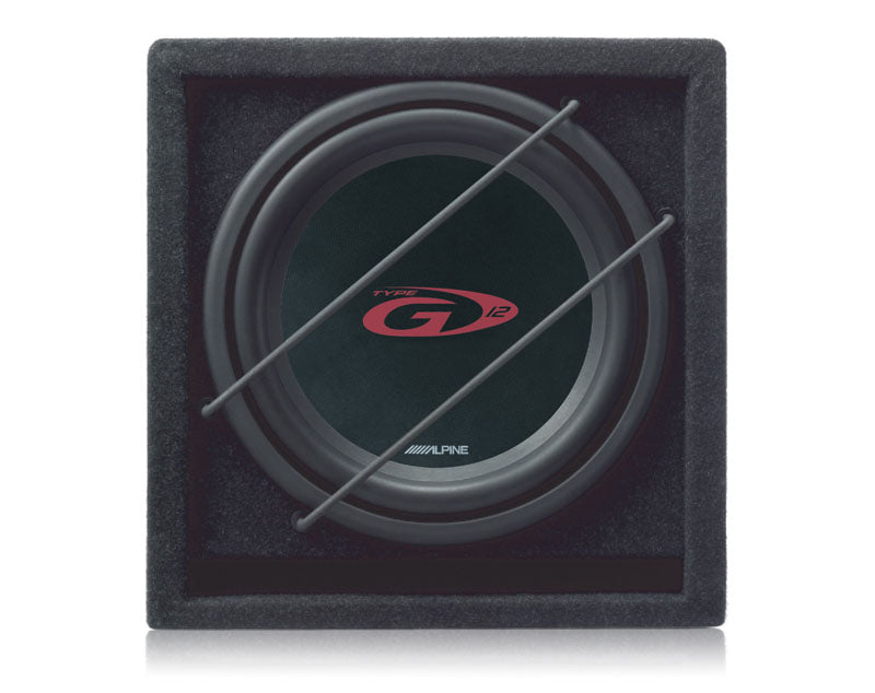 Alpine SBG-844BR Ready to use Band Pass 8" Subwoofer with enclosure