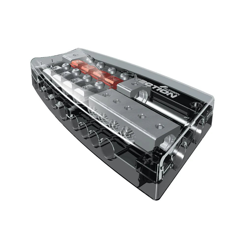 Connections by Audison SFD 41C Sonus 4 Way Fused Distribution for Car Amp Amplifiers