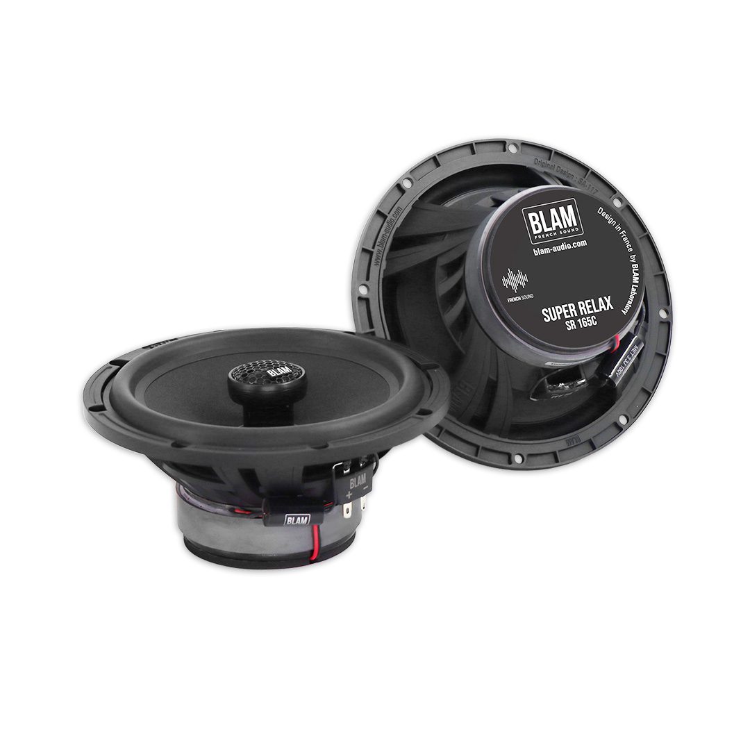 Ford, Hyundia, Skoda, VW BLAM Super Relax SR165C 6.5" (165mm) 2-Way Component Speaker System BL-SR165F
