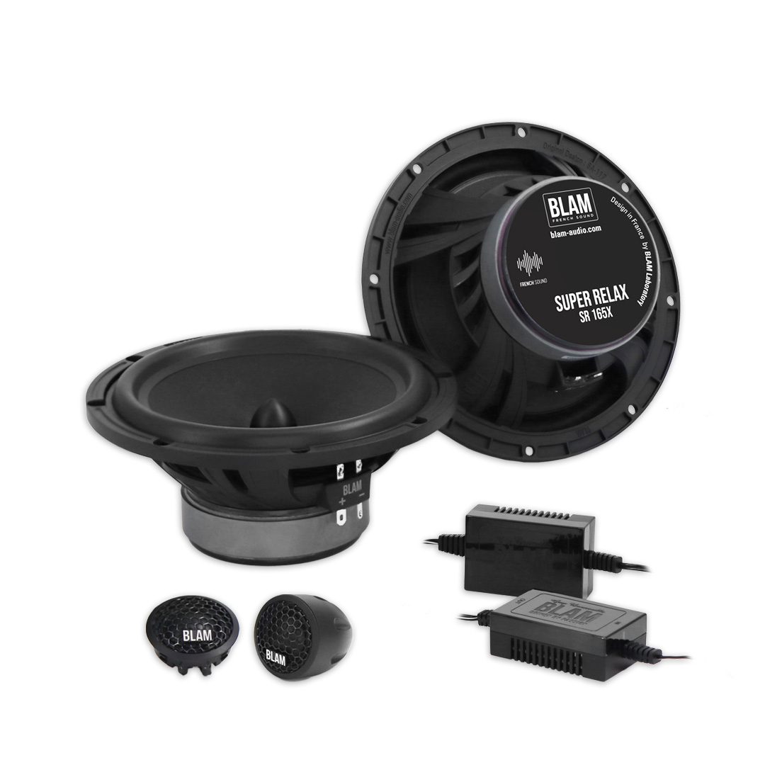Ford, Hyundia, Skoda, VW BLAM Super Relax SR165X 6.5" (165mm) 2-Way Component Speaker System BL-SR165X