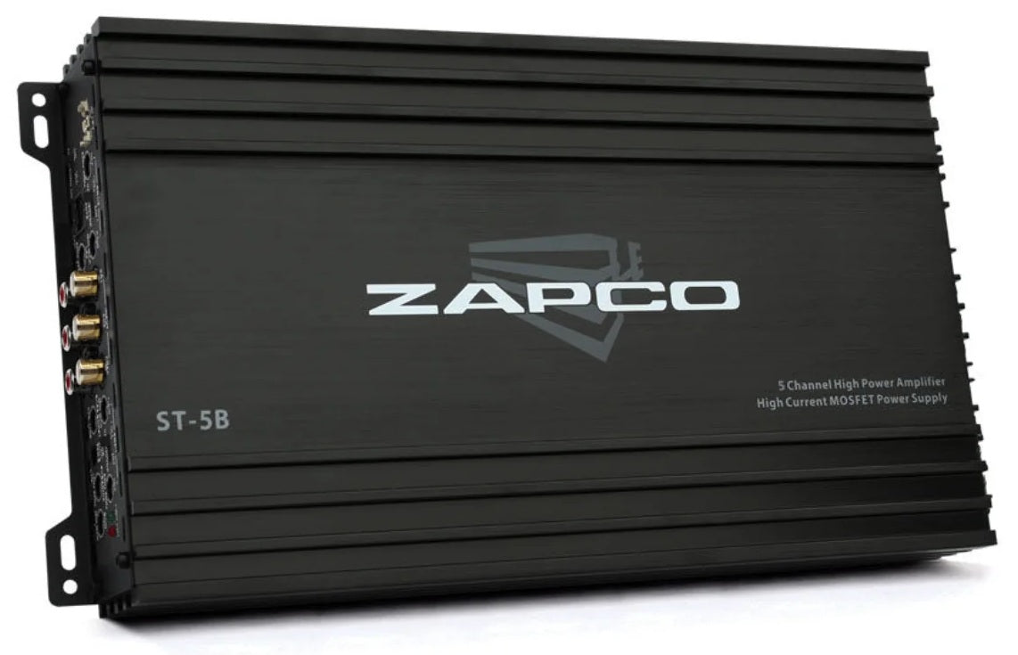 Zapco ST-5B Amp 5 Channel Class AB Full Range Amplifier 4x70w + 1x250 RMS