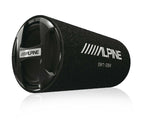 Alpine BBX-T600 Power Class A/B 2 Channel Car Amplifier With Alpine  SWT-12S4  12“ (30cm) Bass Reflex Subwoofer Tube and Wiring Kit