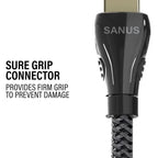 Sanus SS21HDMI32 8K Ultra High Speed HDMI Cable 3 Metre PROFESSIONAL HDMI PACK 2