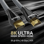 Sanus SS21HDMI32 8K Ultra High Speed HDMI Cable 3 Metre PROFESSIONAL HDMI PACK 2