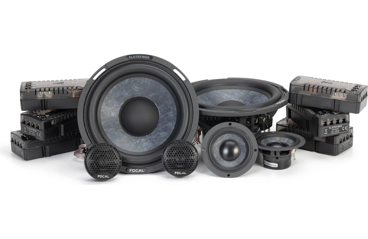 Focal Slatefiber 165 SF3 6.5 Inch 3 Way Component Kit 80w