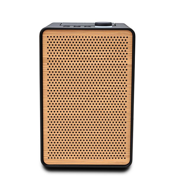 PURE Evoke Spot - Wood Edition, Compact Music System in Coffee Black