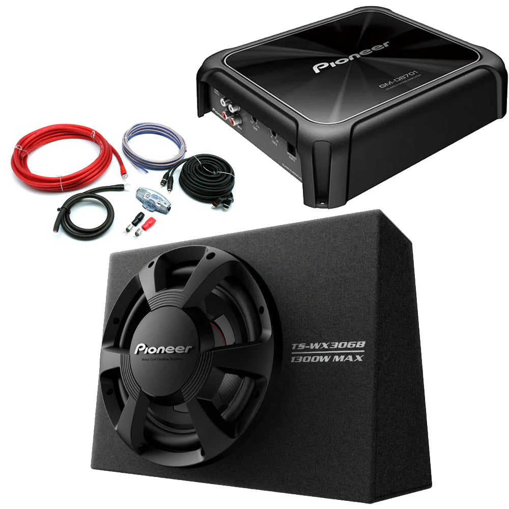 Pioneer GM-D8701 + TS-WX306B 12" sub +Amp deal