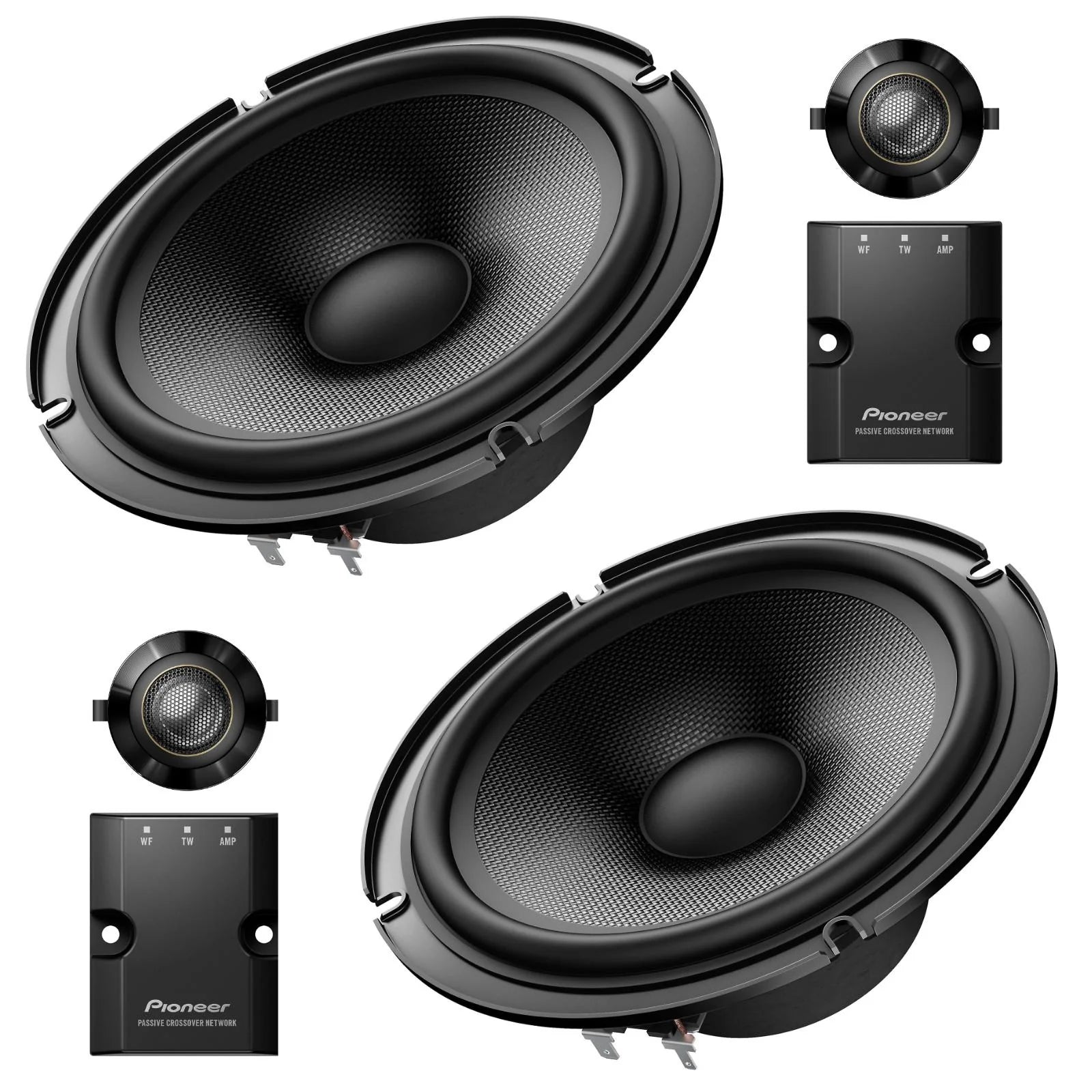 Pioneer TS-Z65C 6.5" 17cm 300W 2 Way Component full range Car Speakers