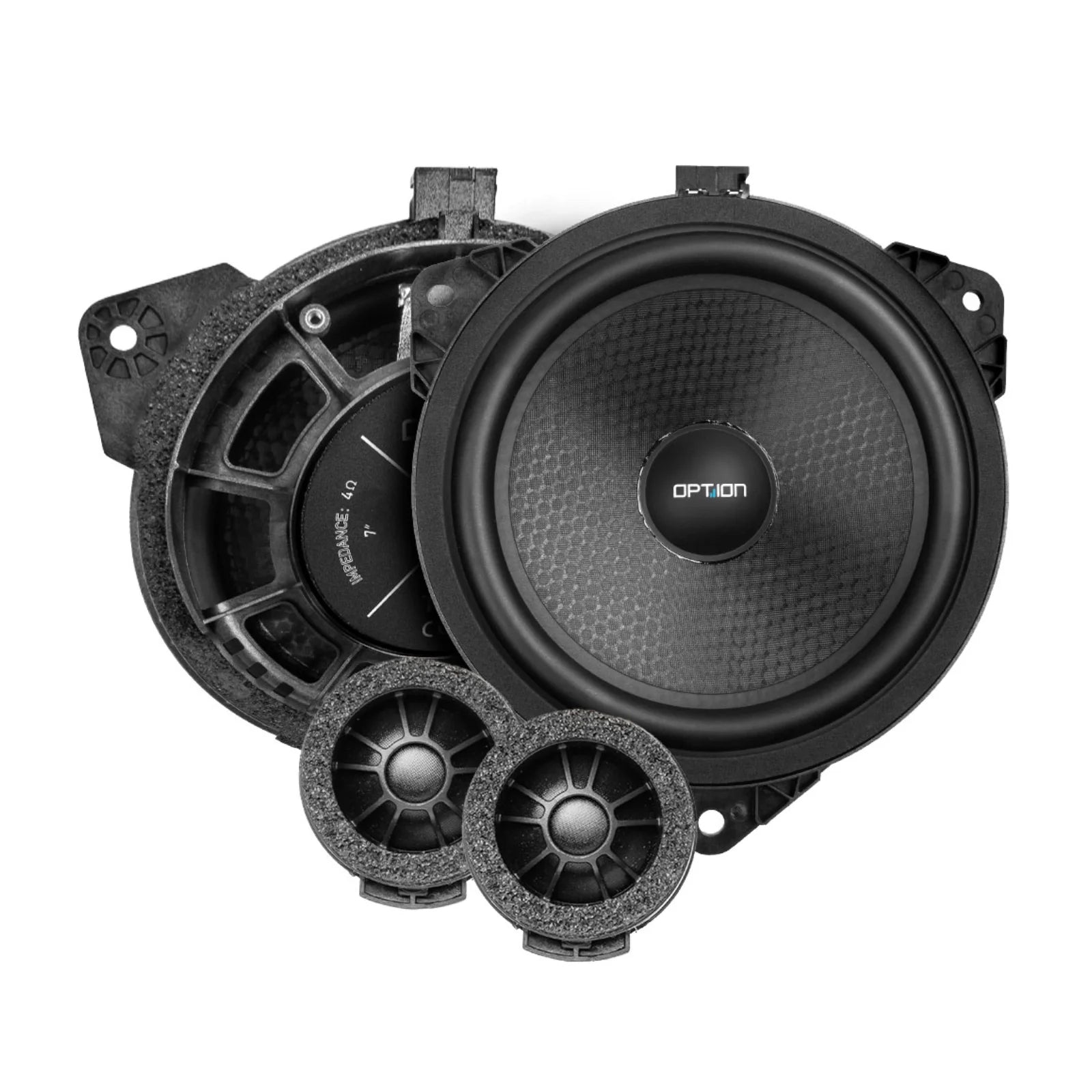 Option Audio TY-170 Plug & Play Component Speakers for Toyota Lexus BYD Sealion Citroen