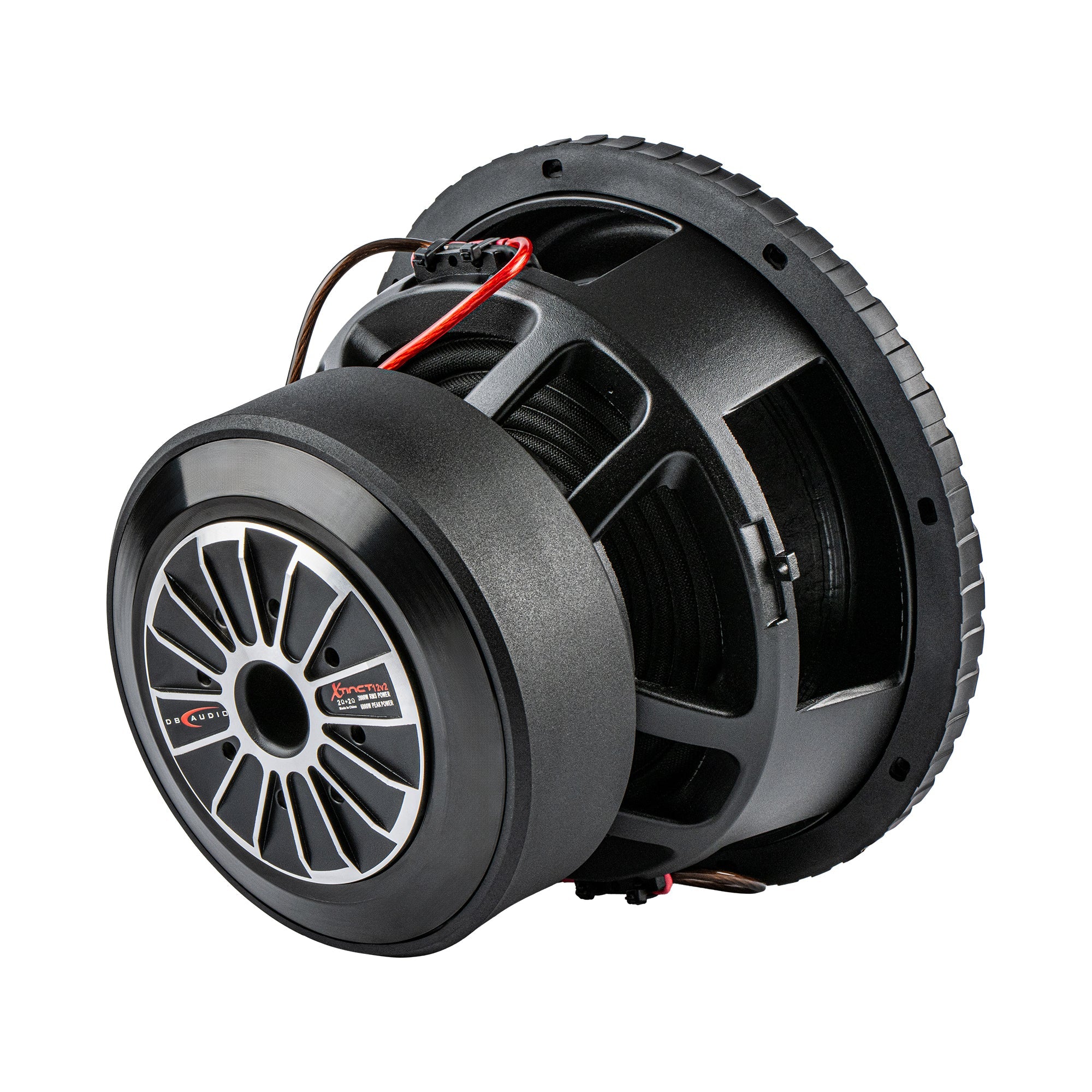 DB Audio Xtinct12V2 6000W 12" Dual 2 Ohm Voice Coil SPL Subwoofer
